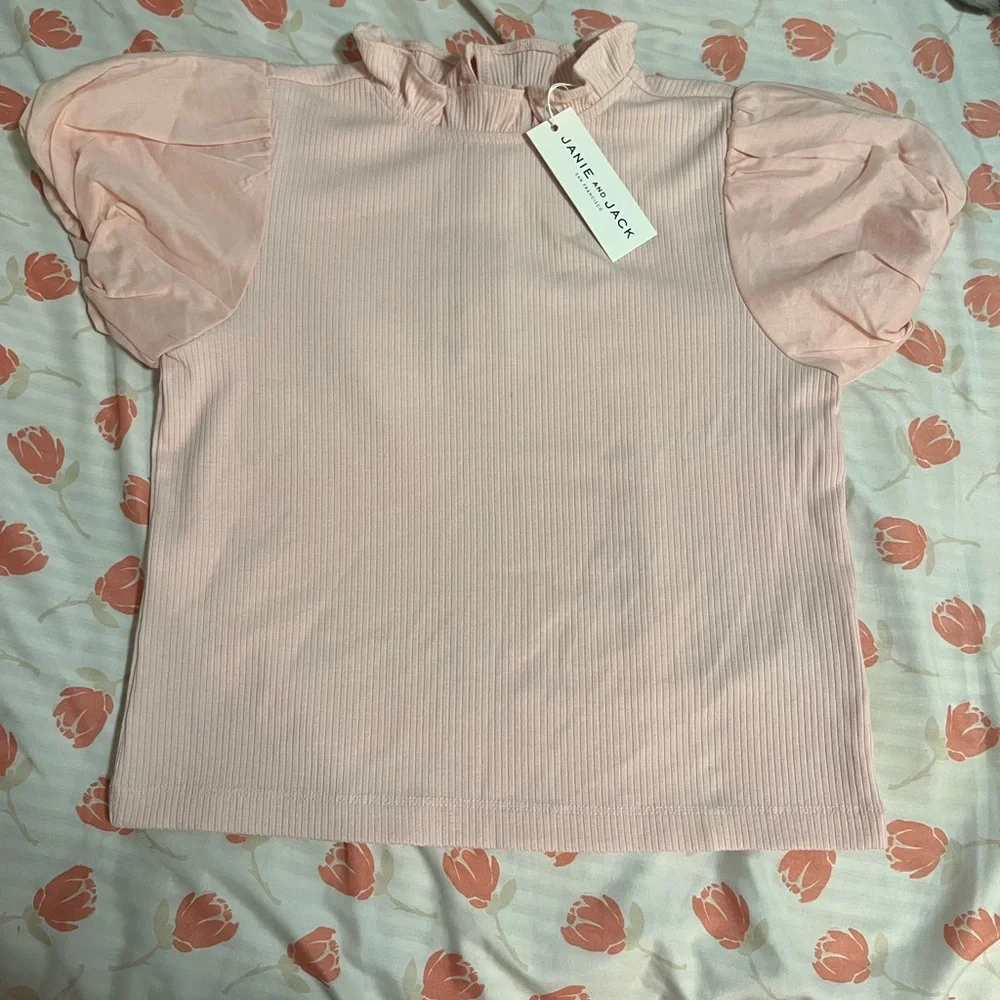 Janie and Jack Puff Sleeve Top - Picture 1 of 2